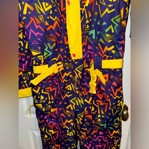 Tipsy Elves Totally 80s Design Ski Suit Adult Size Small - Picture 5 of 16